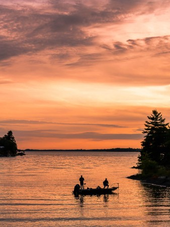 Fishing in Chippewa Bay, St. Lawrence County, NY